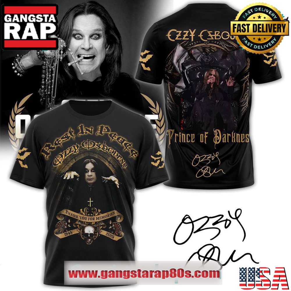 Ozzy Osbourne Prince of Darkness Special T Shirt Ozzy Osbourne Prince of Darkness Special T Shirt