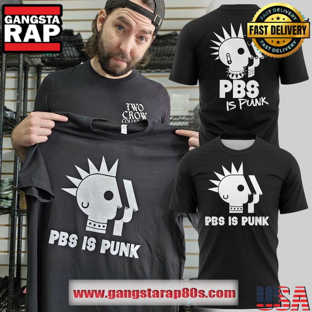PBS Is Punk Protect PBS Limited Edition TShirt PBS Is Punk Protect PBS Limited Edition TShirt