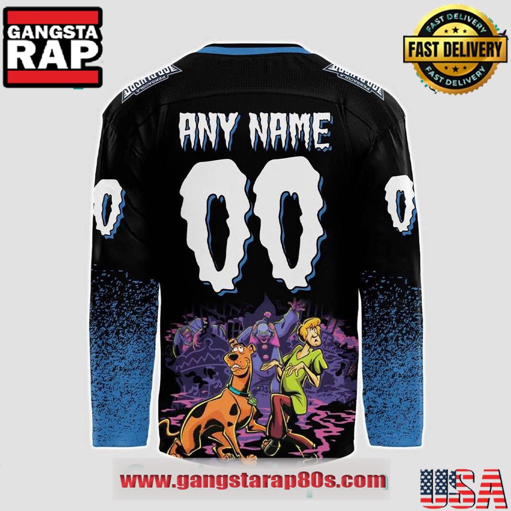 Pensacola Ice Flyers x Scooby-Doo Night 2025 Custom Hockey Jersey