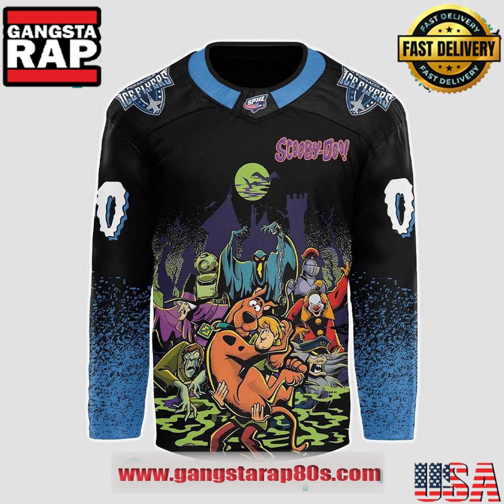 Pensacola Ice Flyers x Scooby-Doo Night 2025 Custom Hockey Jersey