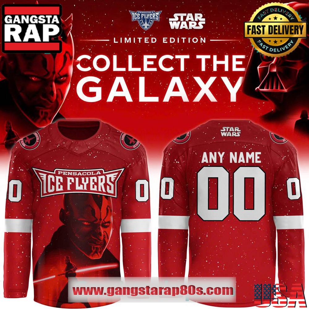 Pensacola Ice Flyers x Star Wars Special Edition Custom Hockey Jersey Pensacola Ice Flyers x Star Wars Special Edition Custom Hockey Jersey