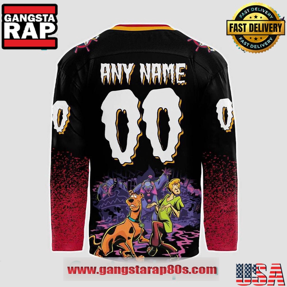 Peoria Rivermen x Scooby-Doo Night 2025 Custom Hockey Jersey