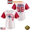 Philadelphia Phillies Durantula 59 White Baseball Jersey