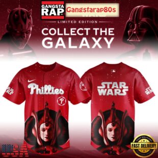 Philadelphia Phillies x Star Wars Collect The Galaxy 2025 Special Baseball Jersey