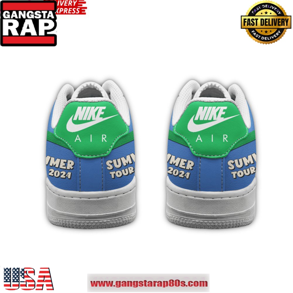 Phish Summer Tour Air Force 1 Sneakers Shoes Phish Summer Tour Air Force 1 Sneakers Shoes