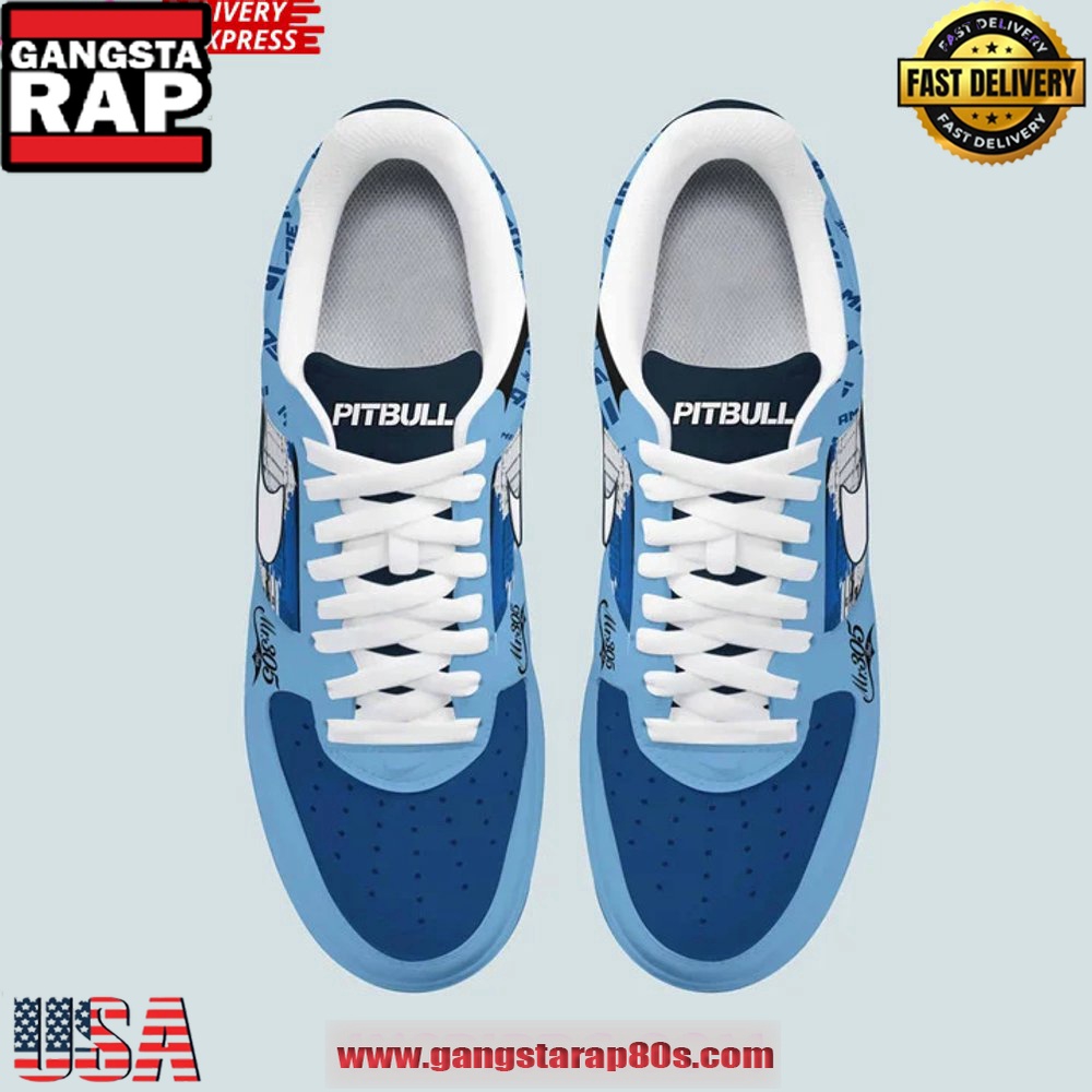Pitbull Rapper Limited Edition Air Force 1 Sneakers Shoes Pitbull Rapper Limited Edition Air Force 1 Sneakers Shoes