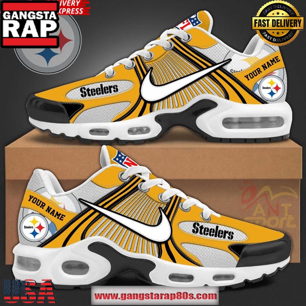 Pittsburgh Steelers Custom Name Air Max Plus Shoes Running Sneakers