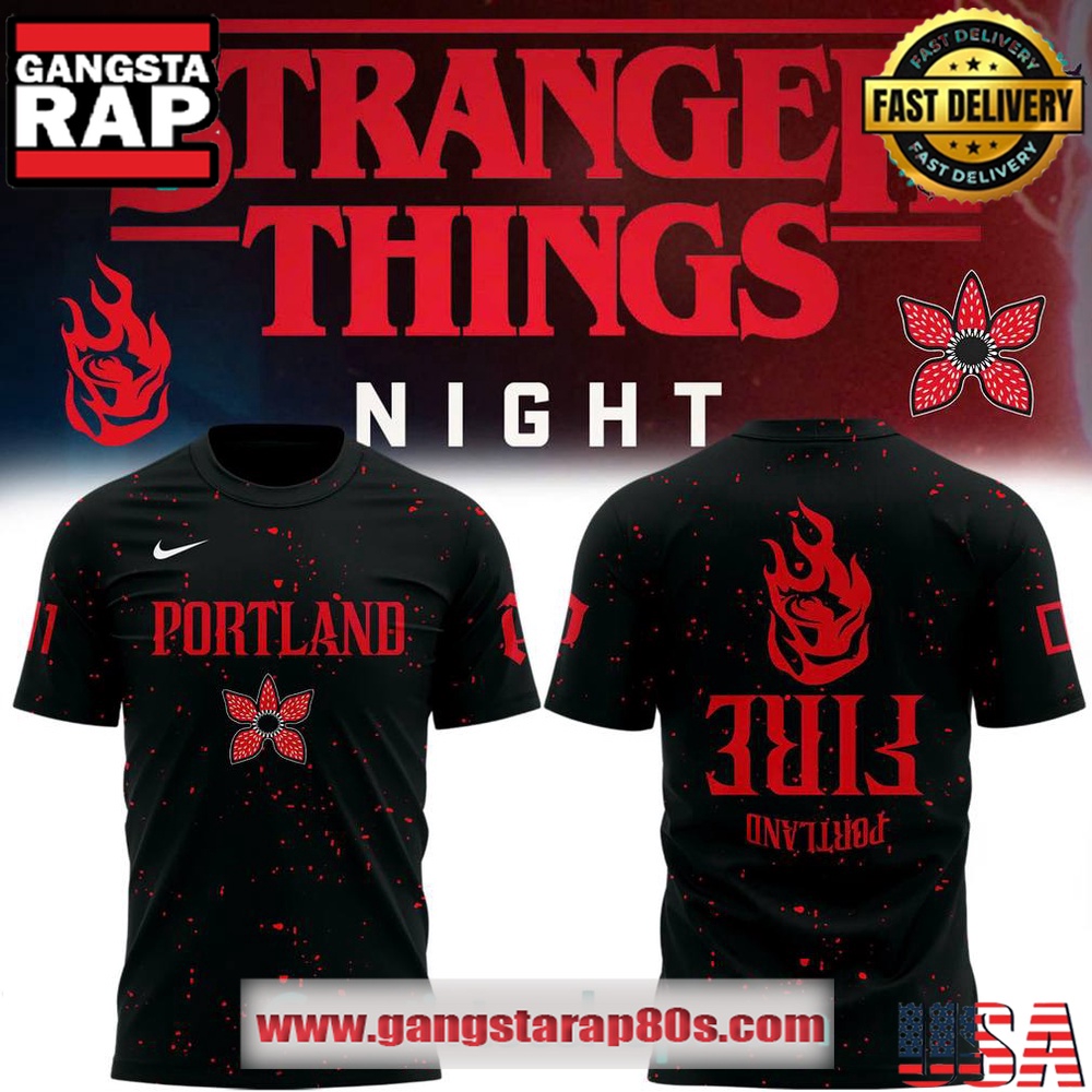 Portland Fire x Stranger Things Night Special T Shirt