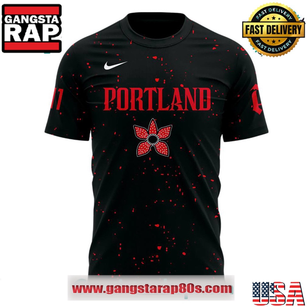 Portland Fire x Stranger Things Night Special T Shirt