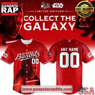 Quad Cities River Bandits x Star Wars 2025 Baseball Jersey