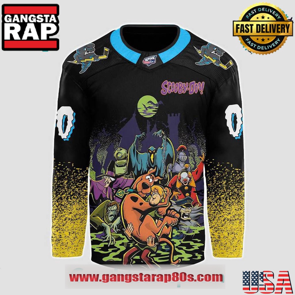 Quad City Storm Professional x Scooby-Doo Night 2025 Custom Hockey Jersey