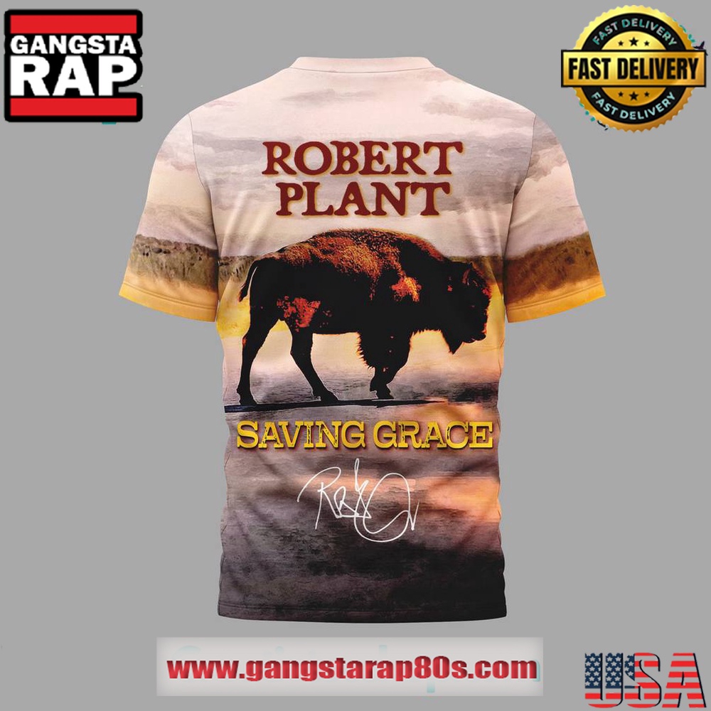 Robert Plant Saving Grace Special 3D T Shirt Robert Plant Saving Grace Special 3D T Shirt