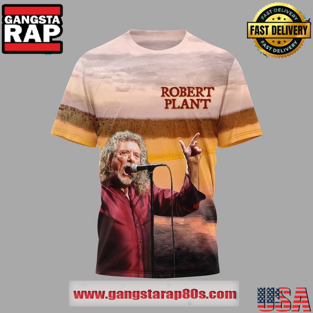 Robert Plant Saving Grace Special 3D T Shirt Robert Plant Saving Grace Special 3D T Shirt
