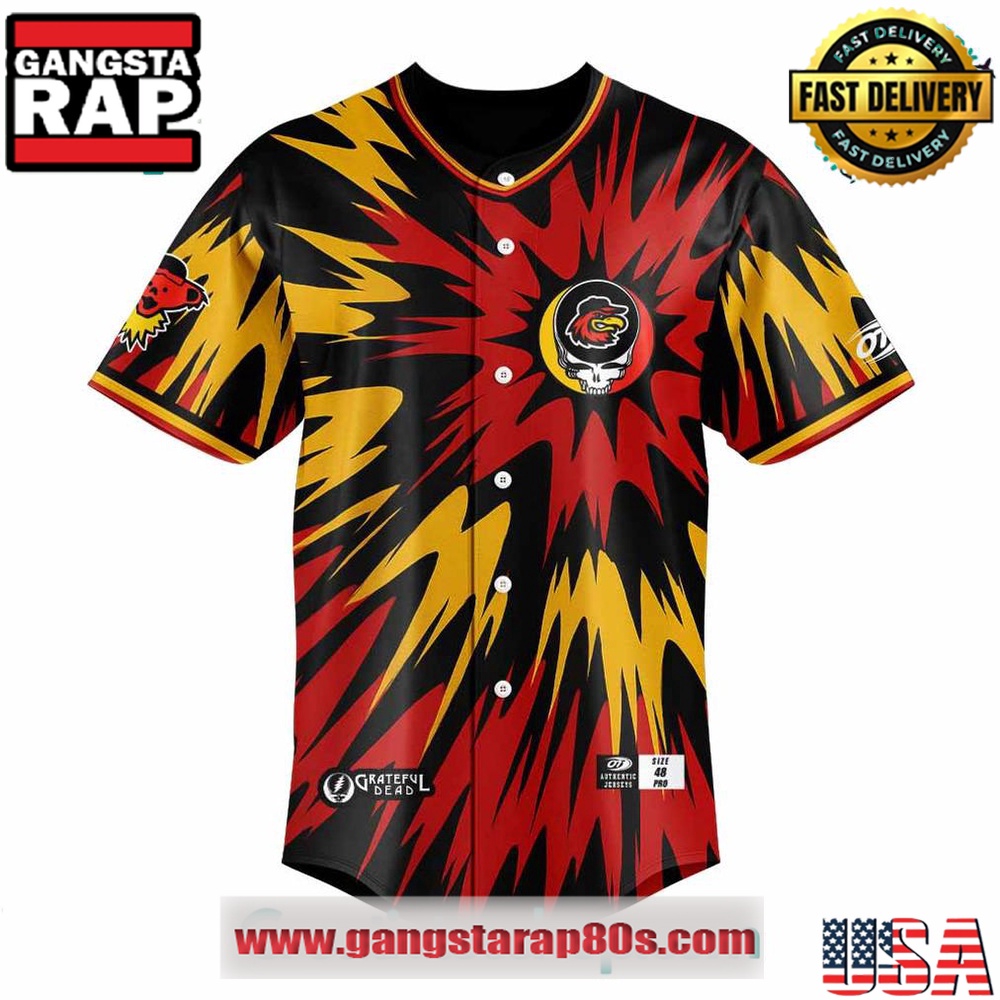 Rochester Red Wings x Grateful Dead Special Edition Baseball Jersey