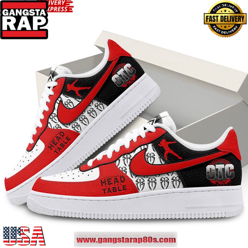 Roman Reigns WWE Special Edition Air Force 1 Running Sneakers Shoes