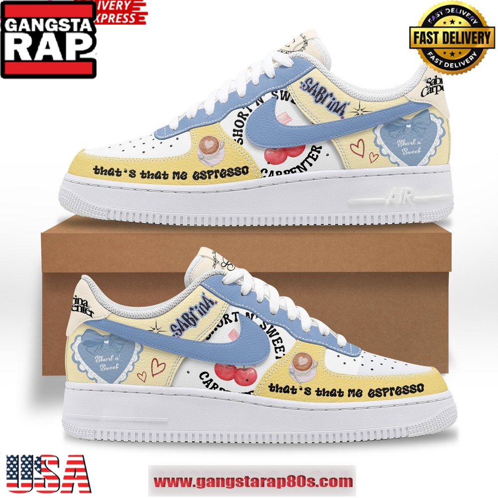 Sabrina Carpenter Special Edition Air Force 1 Sneakers Shoes Sabrina Carpenter Special Edition Air Force 1 Sneakers Shoes