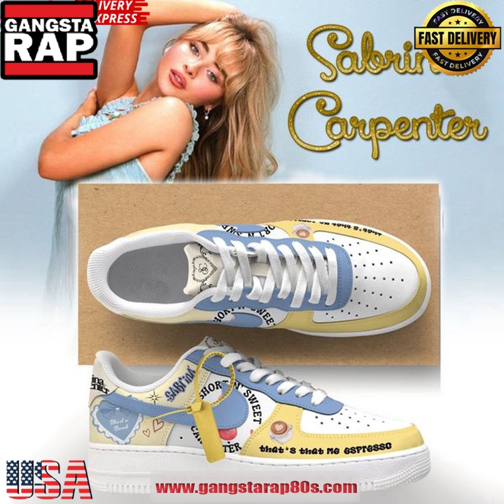 Sabrina Carpenter Special Edition Air Force 1 Sneakers Shoes Sabrina Carpenter Special Edition Air Force 1 Sneakers Shoes