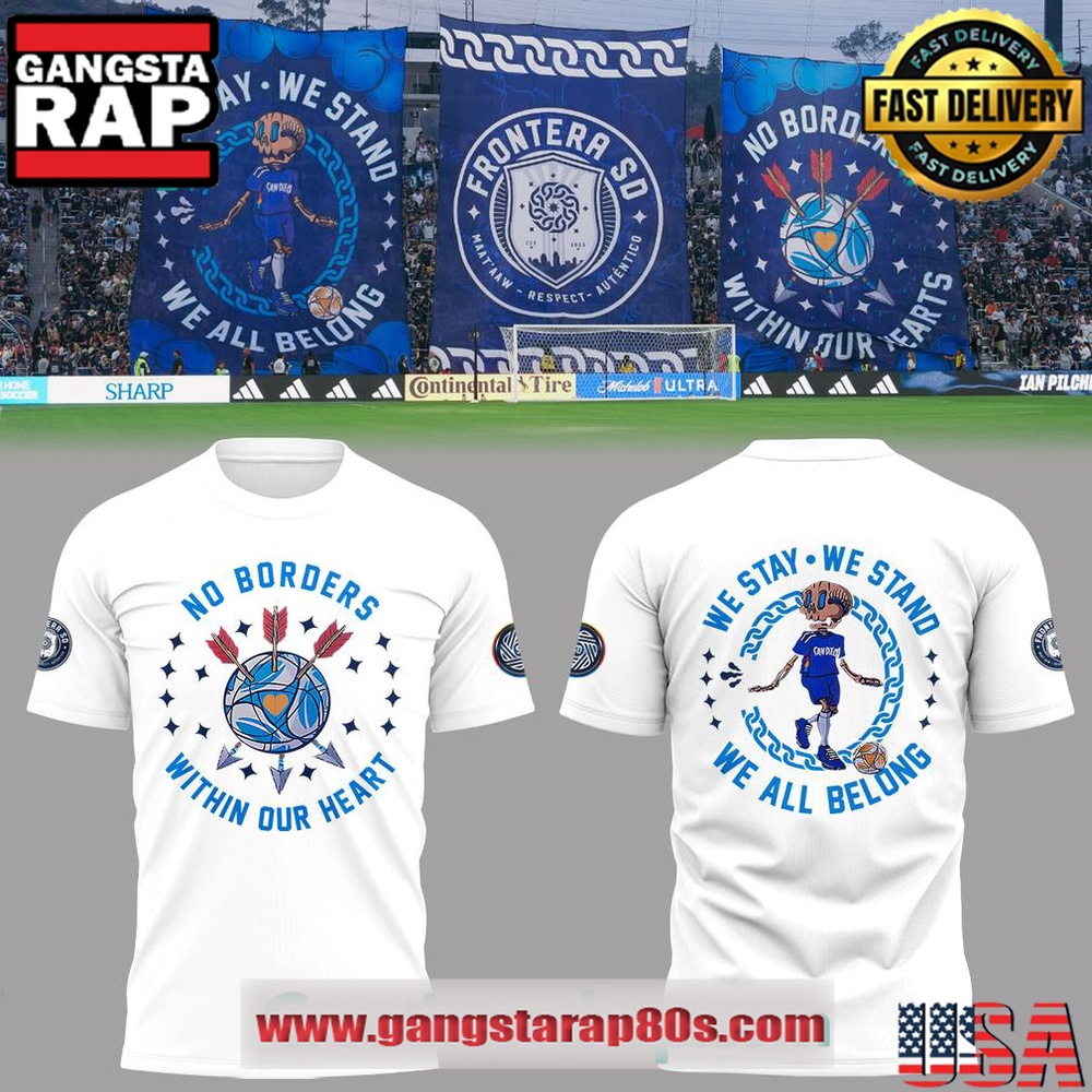 San Diego FC ” We Stay.We Stand.We All Belong” Unisex T Shirt San Diego FC ” We Stay.We Stand.We All Belong” Unisex T Shirt