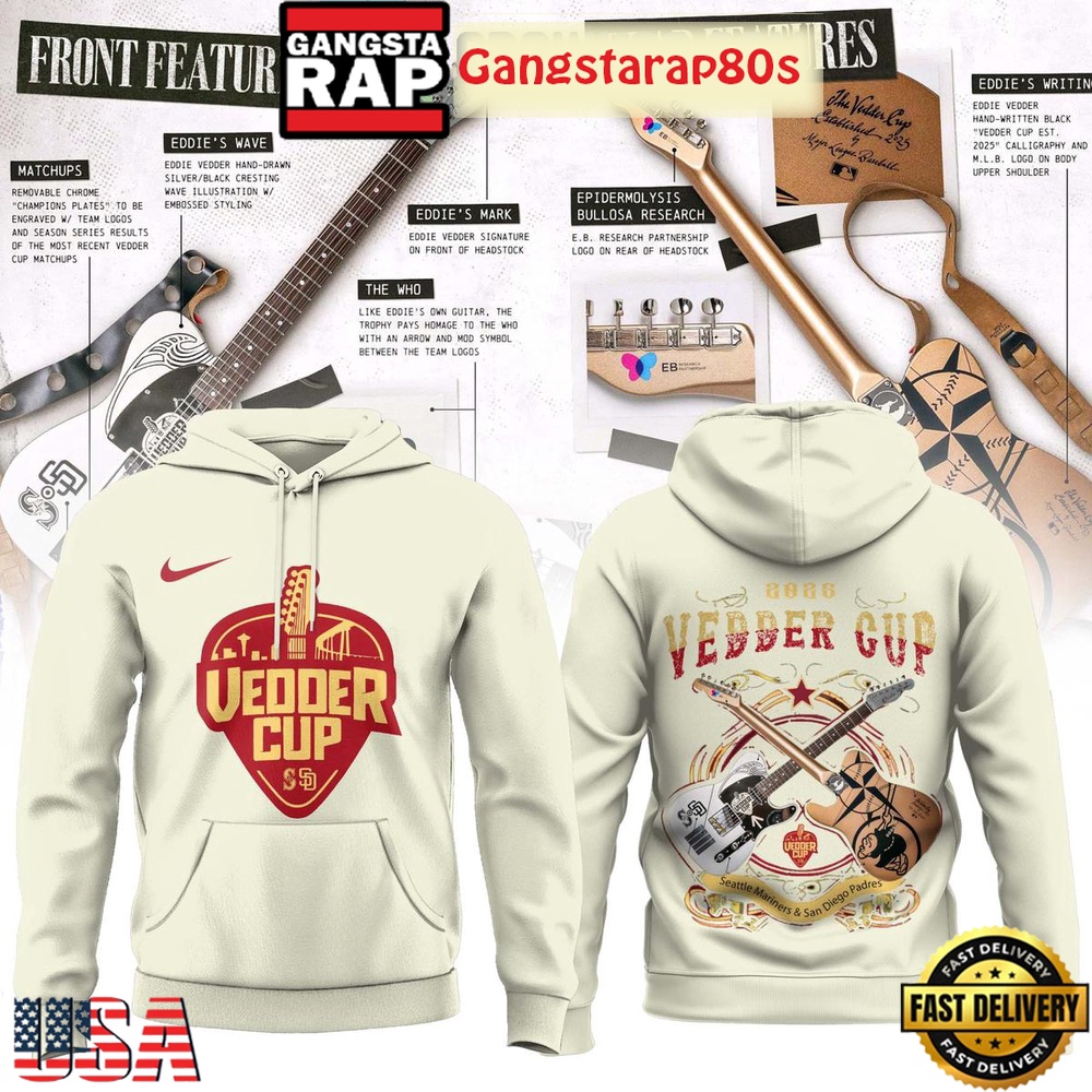 San Diego Padres x Vedder Cup 2025 Unisex Hoodie