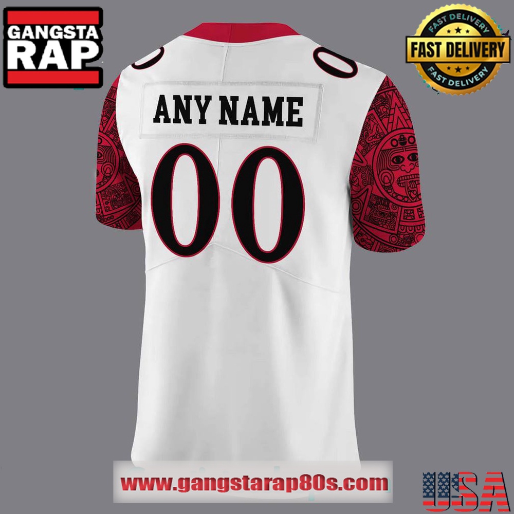 San Diego State Special Edition New Custom White Football Jersey San Diego State Special Edition New Custom White Football Jersey