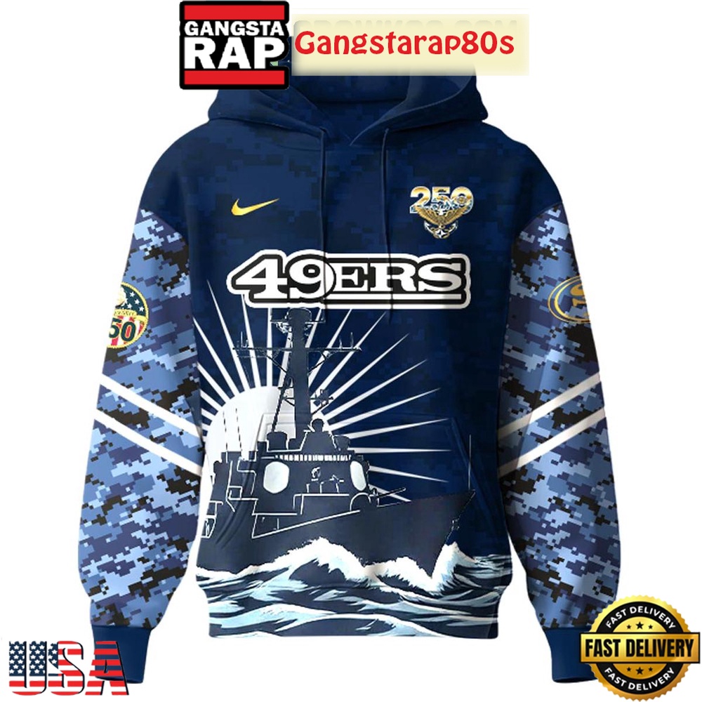 San Francisco 49ers x US Navy 250 Years Unisex Hoodie