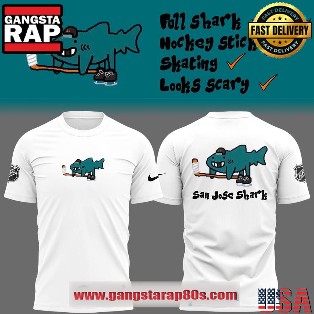 San Jose Sharks Limited Edition Logo 3D Shirt