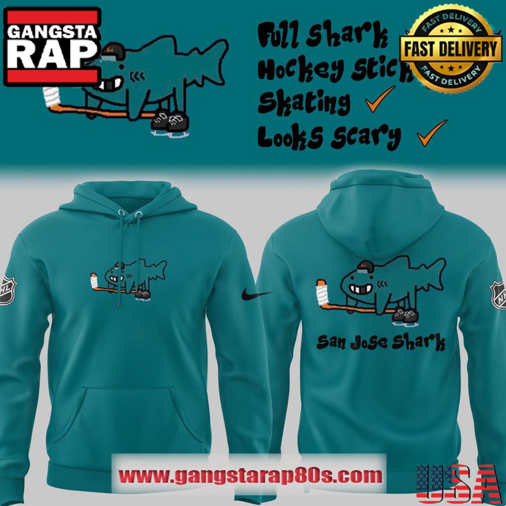 San Jose Sharks Limited Edition Logo Hoodie Shirt