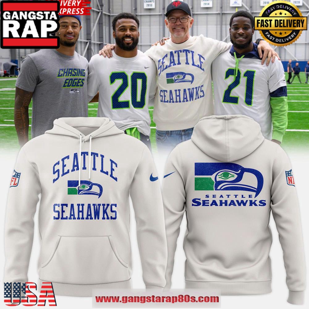 Seattle Seahawks Logo Crewneck Unisex 3D Hoodie Seattle Seahawks Logo Crewneck Unisex 3D Hoodie