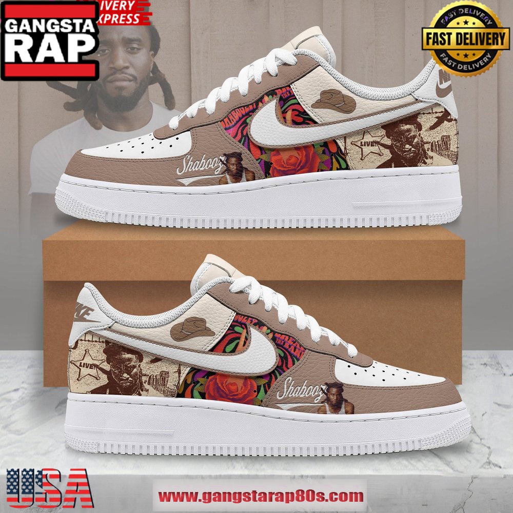 Shaboozey Limited Edition Air Force 1 Running Sneakers Shoes Shaboozey Limited Edition Air Force 1 Running Sneakers Shoes
