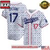 Shohei Ohtani #17 Los Angeles Dodgers x LV Special Design Baseball Jersey Shirt 4 Shohei Ohtani #17 Los Angeles Dodgers x LV Special Design Baseball Jersey Shirt