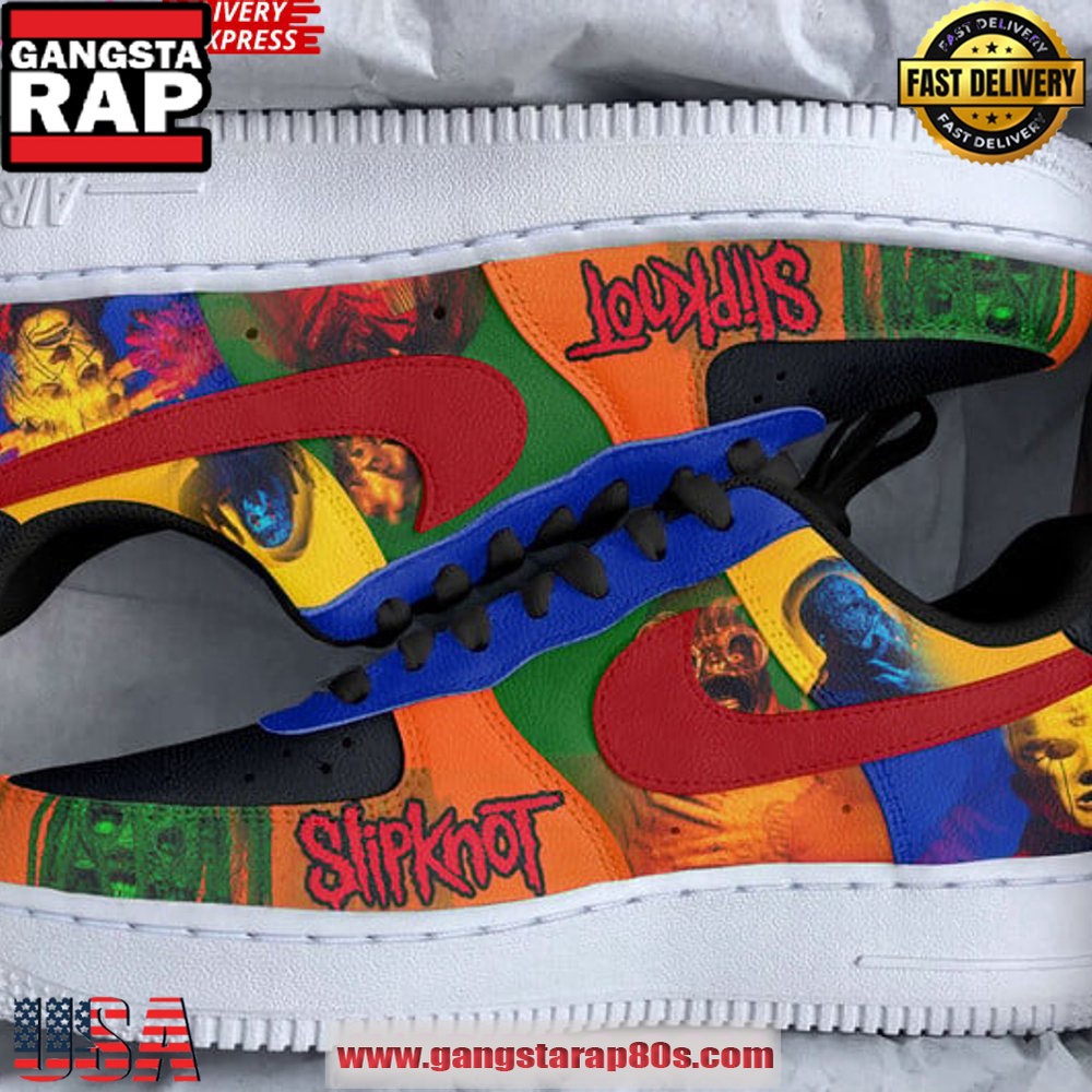 Slipknot Limited Edition Air Force 1 Sneakers Shoes Slipknot Limited Edition Air Force 1 Sneakers Shoes