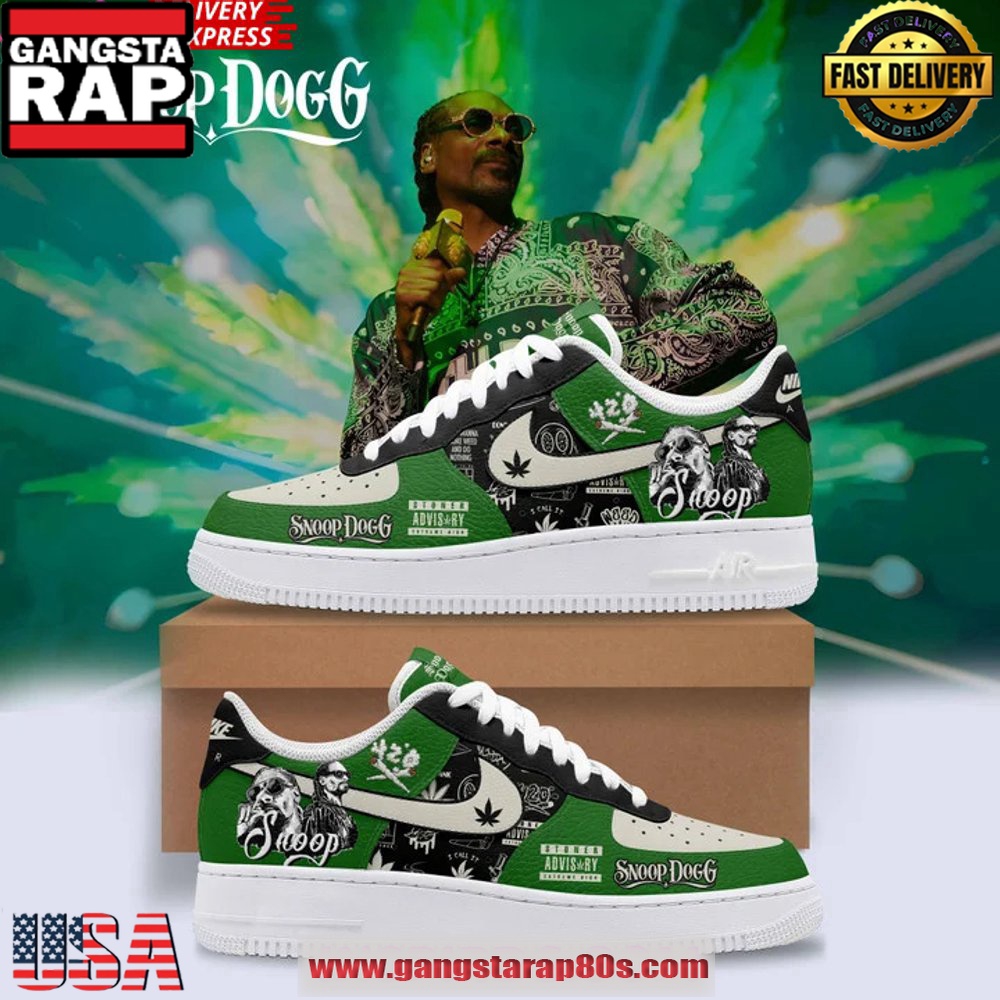 Snoop Dogg 420 Limited Edition Air Force 1 Sneakers Shoes