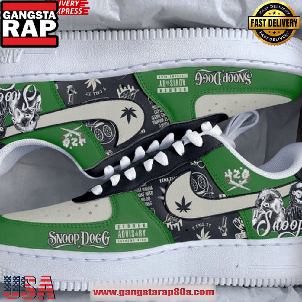 Snoop Dogg 420 Limited Edition Air Force 1 Sneakers Shoes