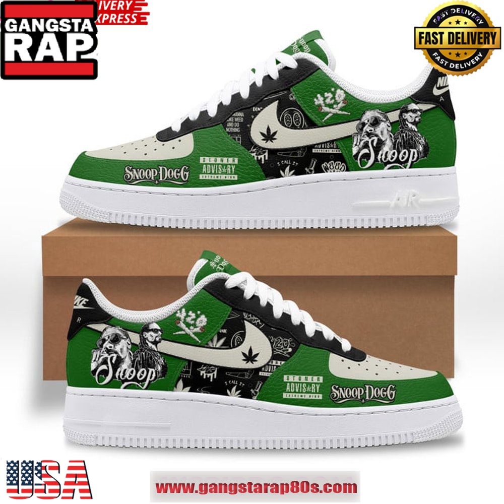 Snoop Dogg 420 Limited Edition Air Force 1 Sneakers Shoes