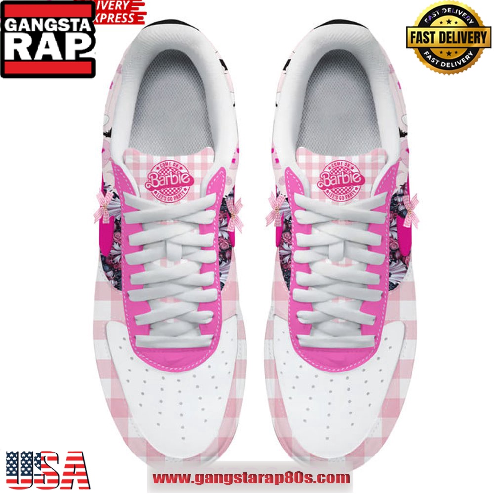 Spooky Barbie Girl Limited Edition Air Force 1 Sneakers Shoes Spooky Barbie Girl Limited Edition Air Force 1 Sneakers Shoes