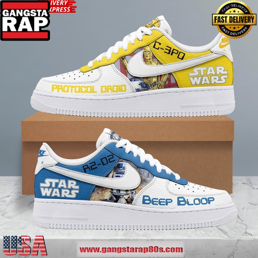 Star Wars R2-D2 C-3PO Limited Edition Air Force 1 Sneakers Shoes