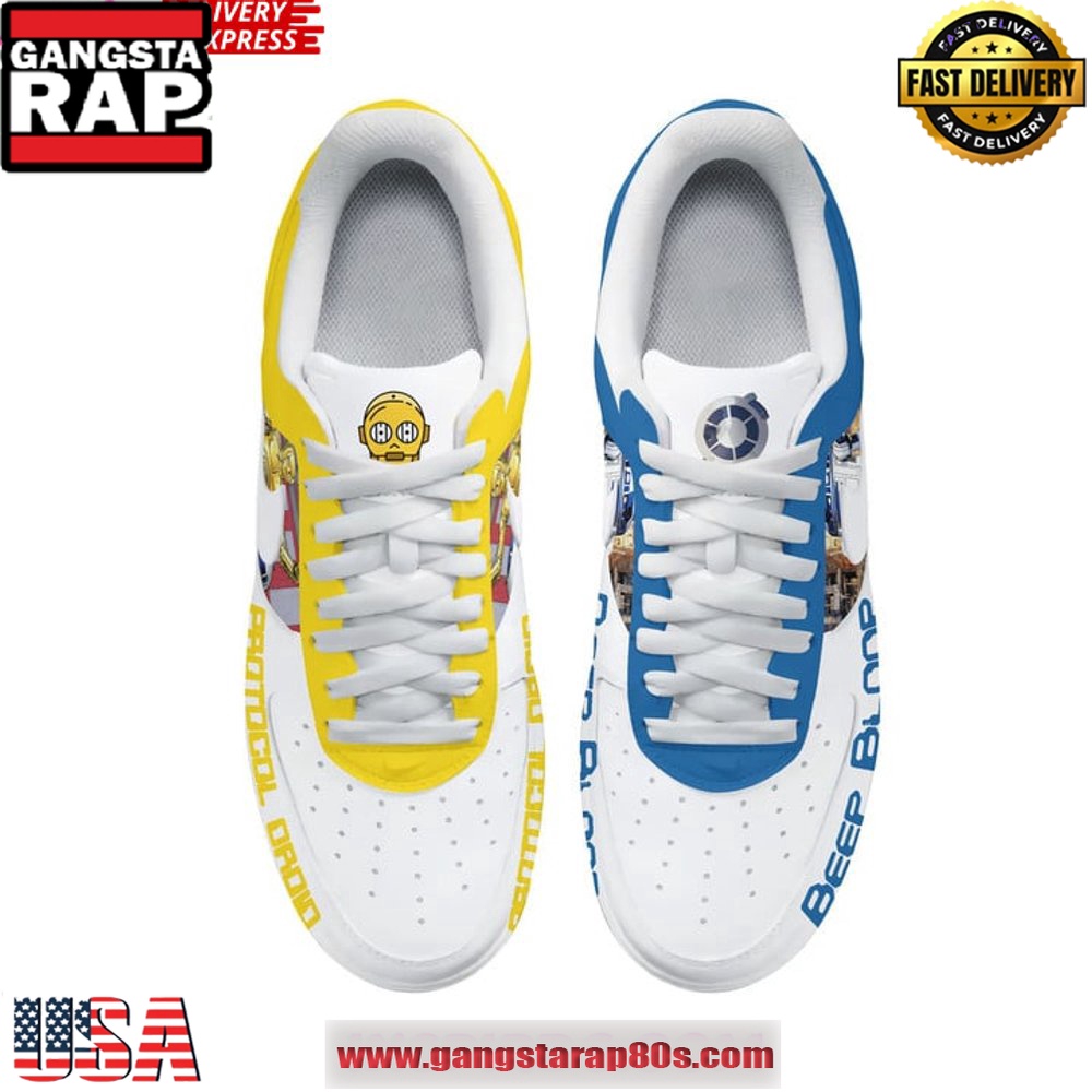 Star Wars R2-D2 C-3PO Limited Edition Air Force 1 Sneakers Shoes