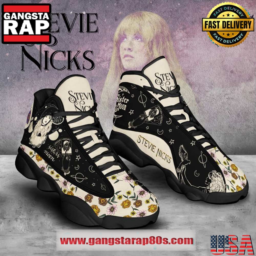 Stevie Nicks Flower Air Jordan 13 Sneakers Shoes