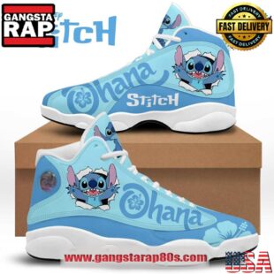 Stitch Ohana Air Jordan 13 Sneakers Shoess