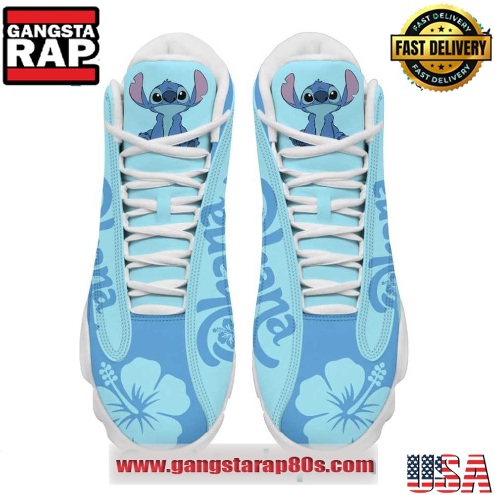 Stitch Ohana Air Jordan 13 Sneakers Shoess