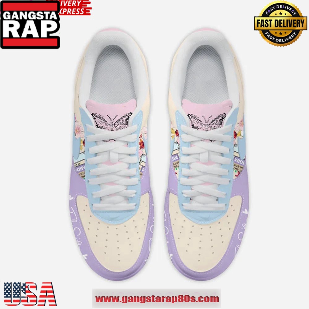 Taylor Swift Butterfly Limited Edition Air Force 1 Running Sneakers Shoes Taylor Swift Butterfly Limited Edition Air Force 1 Running Sneakers Shoes