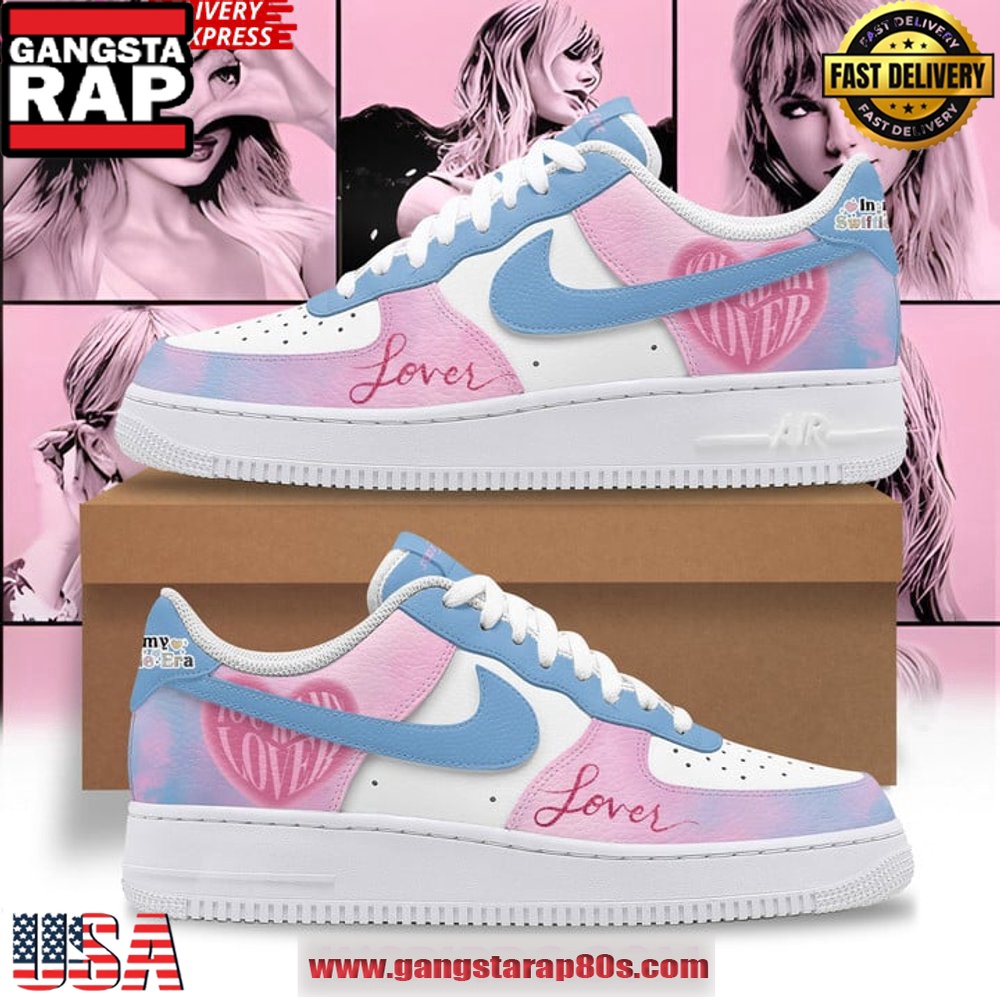 Taylor Swift Lover Era Air Force 1 Sneakers Shoes