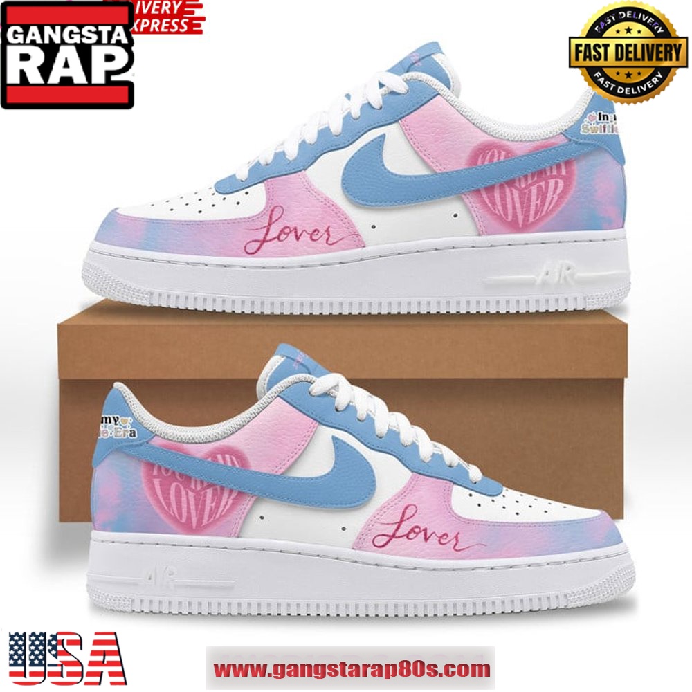 Taylor Swift Lover Era Air Force 1 Sneakers Shoes