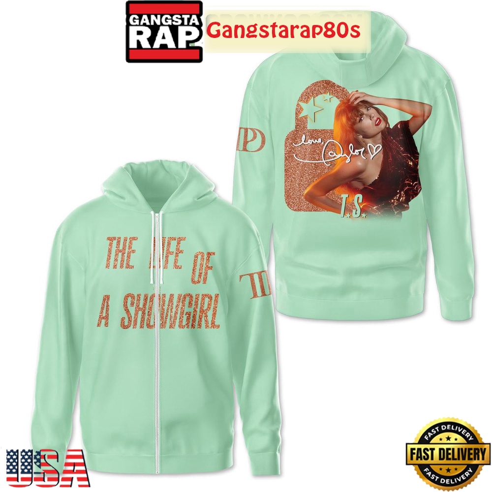 Taylor Swift The Life Of A Showgirl New Album Unisex Hoodie