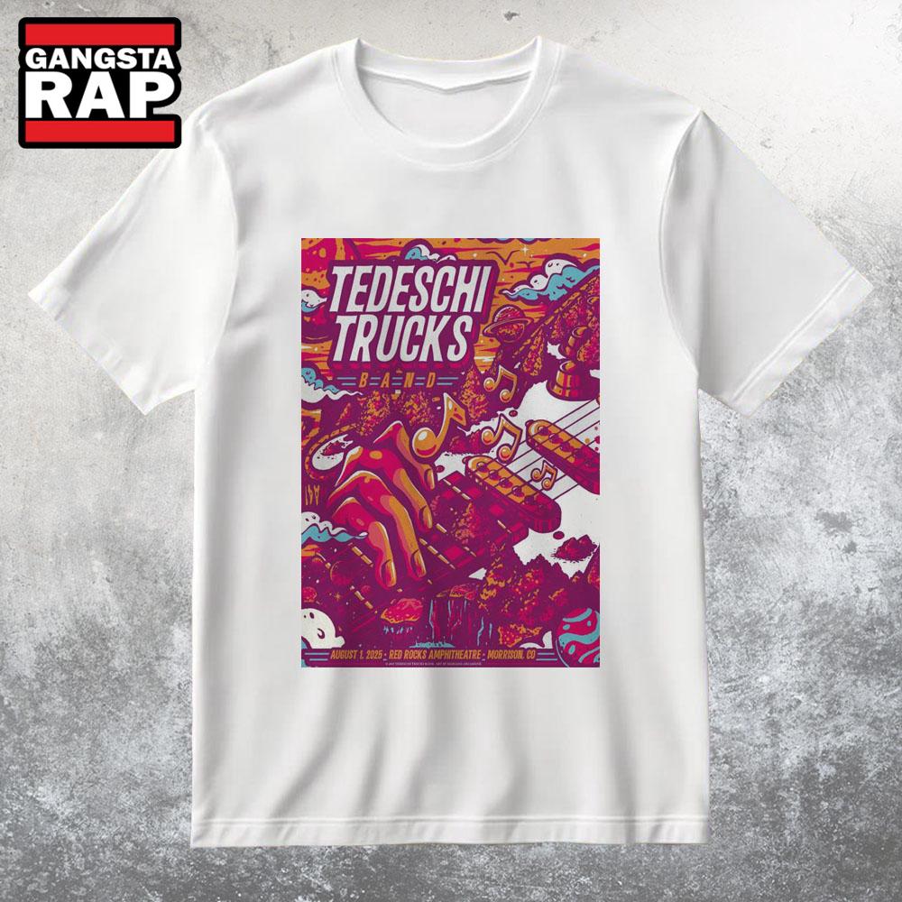 Tedeschi Trucks Band 8-1-2025 Red Rocks in Morrison CO T Shirt