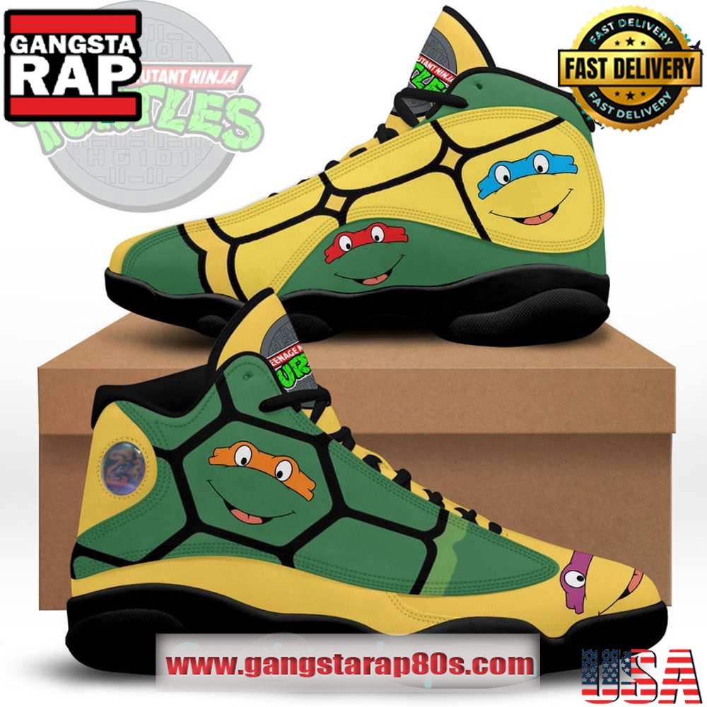 Teenage Mutant Ninja Turtles Air Jordan 13 Sneakers Shoess Teenage Mutant Ninja Turtles Air Jordan 13 Sneakers Shoess