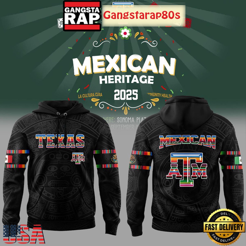 Texas A&M Aggies Mexican Heritage Night 2025 Special Hoodie