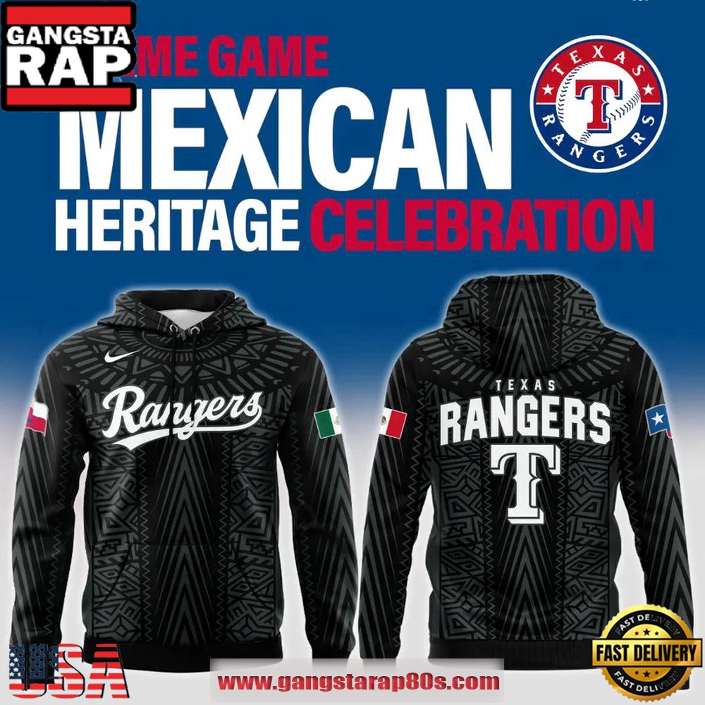 Texas Rangers Mexican Heritage Celebration Limited Edition Hoodie Texas Rangers Mexican Heritage Celebration Limited Edition Hoodie