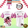 Texas Rangers Nezuko Demon Slayer 2025 Limited Edition Baseball Jersey 2 Texas Rangers Nezuko Demon Slayer 2025 Limited Edition Baseball Jersey