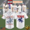 Texas Rangers x The Burger Family Foundation Special Baseball Jersey 1 Texas Rangers x The Burger Family Foundation Special Baseball Jersey